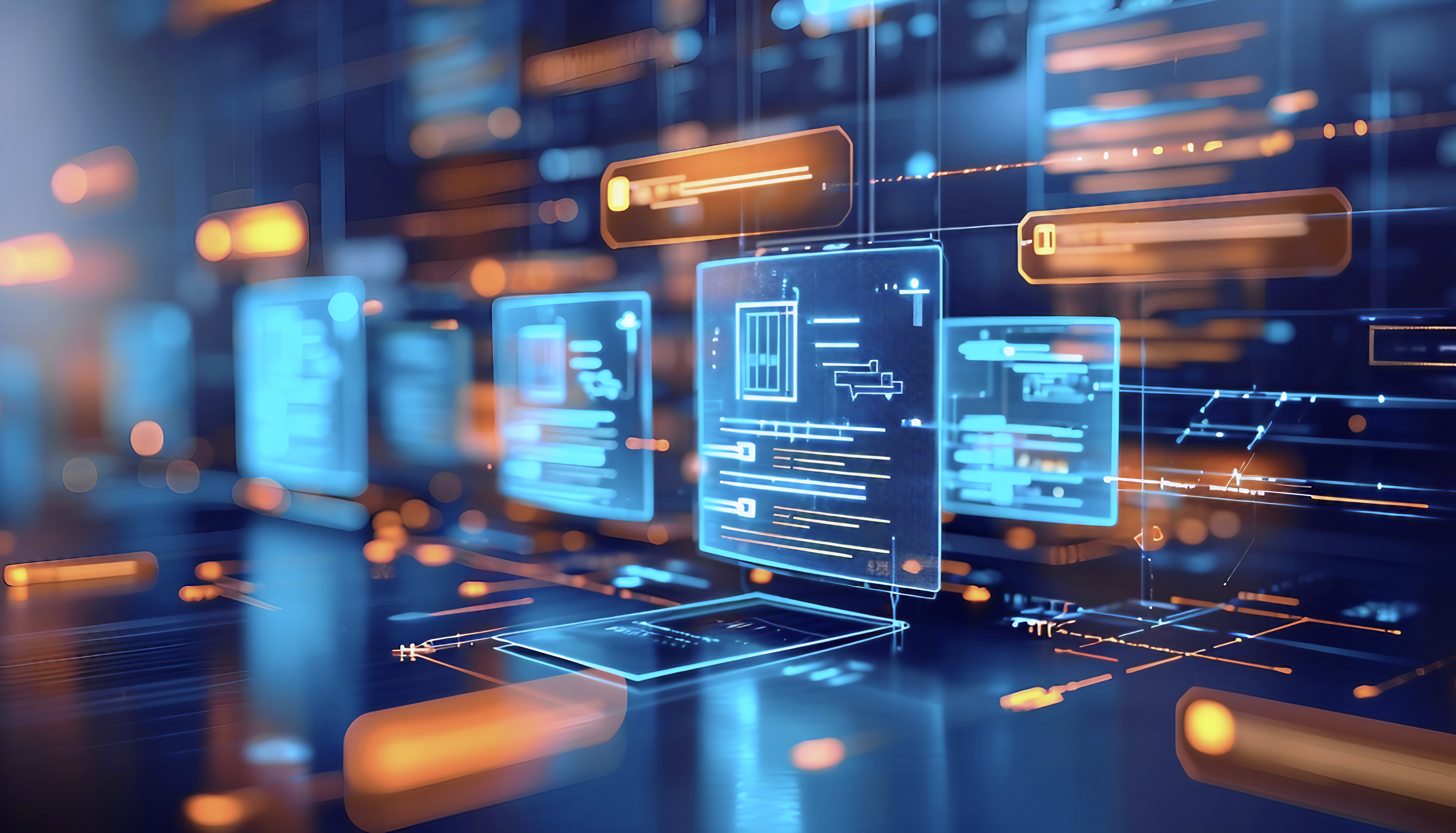 stock image of digital product development